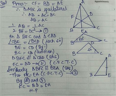 medians of a equilateral triangle are equal prove - Brainly.in