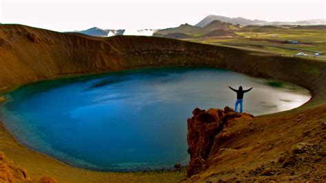 Viti explosion crater, Krafla volcano in Iceland | Iceland, Adventure, Island