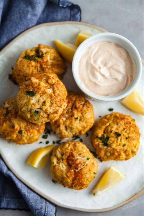 Best Baked Crab Cakes (Minimal Filler!) | Healthy Delicious