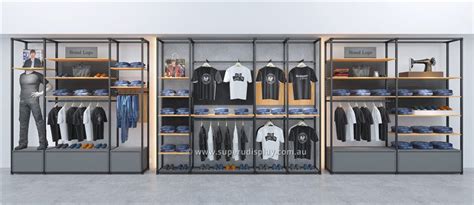 Modern Boutique Clothing Display Racks - Custom Made Shop Fittings for Retail Shops Australia ...