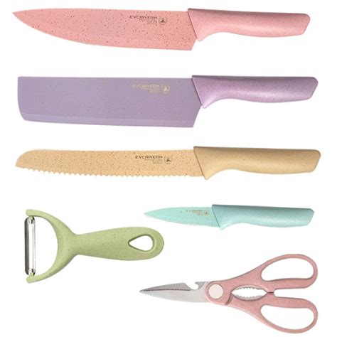 Chefs Colorful Kitchen Knives - 6 Pieces | Shop Today. Get it Tomorrow ...