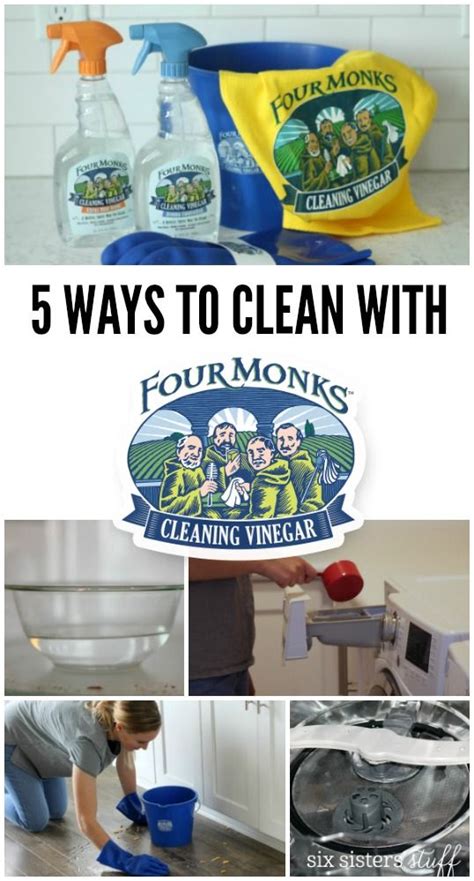 Our 5 Favorite Ways to Use Four Monks? Cleaning Vinegar | Vinegar ...