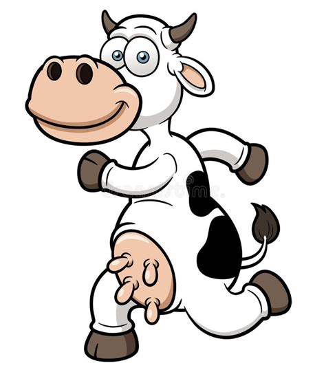 A Running Cow Cartoon Royalty Free Stock Photos - Image: 30463748