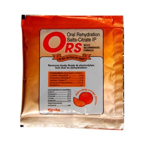 Buy ORS powder 21g (Oral Rehydration Salt) Online at Best Price in India - Om Health Cart