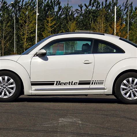 10 Pairs Customization BEETLE MOTORSPORTS Rline Door Stickers Decal Car ...