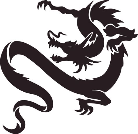 Art,Silhouette,Dragon PNG Clipart - Royalty Free SVG / PNG