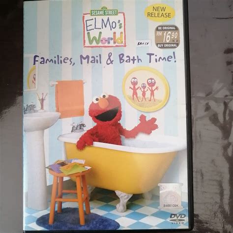 (DVD) Elmo World-Families, Mail & Bath Time, Hobbies & Toys, Music ...