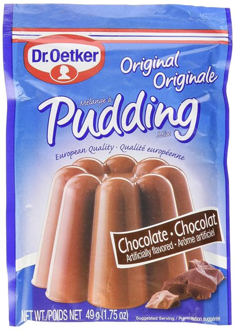 Dr. Oetker Chocolate Original Pudding Max 81% OFF Pack 10 of 1.75-Ounce