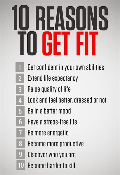 10 Reasons to #Getfit #fitness #gym #health #workouy | Fitness ...