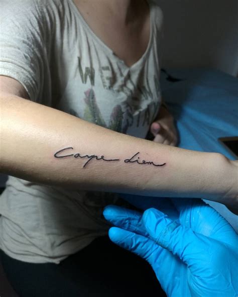 carpe diem tattoo | Tattoos, Tattoo trends, Dream tattoos