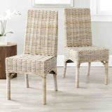 White Wicker Dining Chairs - Home Furniture Design