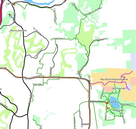 Poway - California Trail Map