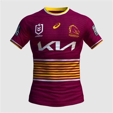 Brisbane Broncos 2023 Home Jersey Concept - FIFA 23 Kit Creator Showcase