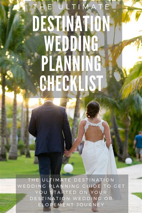 The Ultimate Destination Wedding Planning Checklist