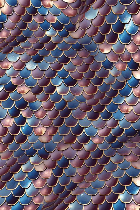 Mermaid Scales Wallpaper · Creative Fabrica