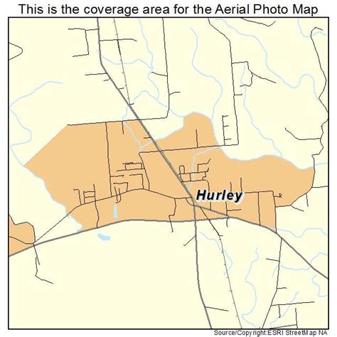 Aerial Photography Map of Hurley, MS Mississippi