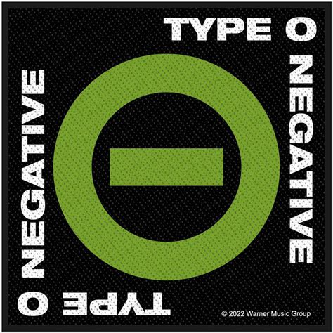 Type O Negative "Negative Symbol" (patch) – Aftermath Music