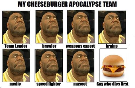 Cheeseburger Apocalypse Team by MrGrimlock on DeviantArt