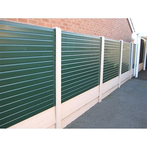 Plastic Fencing Panels Green Interlocking