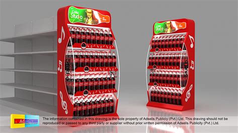 coke display rack on Behance