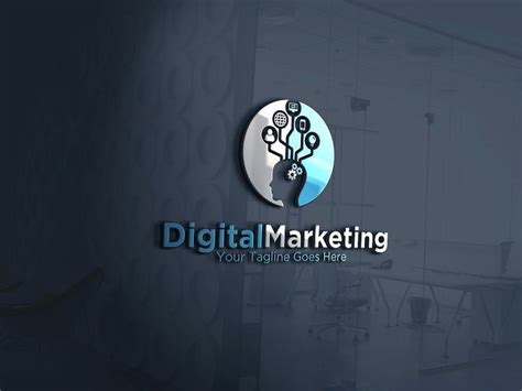 the logo for digital marketing is shown