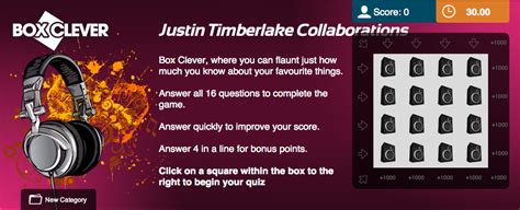 Justin Timberlake Quiz http://www.quizfortune.com/quizzes/box-clever/justin-timberlake ...