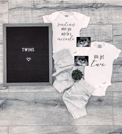 Twins announcement funny twins pregnancy announcement etsy – Artofit