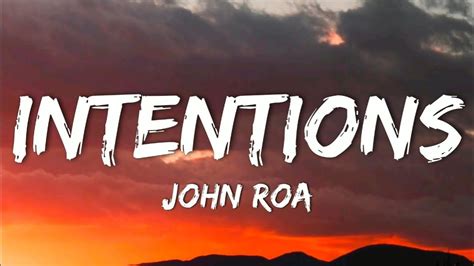 Intentions - Justin Bieber cover by John Roa (Lyrics) - YouTube