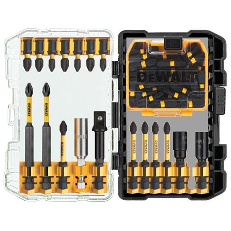 DEWALT FLEXTORQ 50-Piece Impact Driver Bit Set in the Impact Driver ...