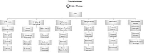 Organizational Chart Free Template