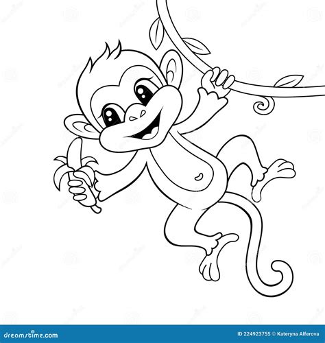 Monkey Clipart Black And White Clip Art Library - vrogue.co