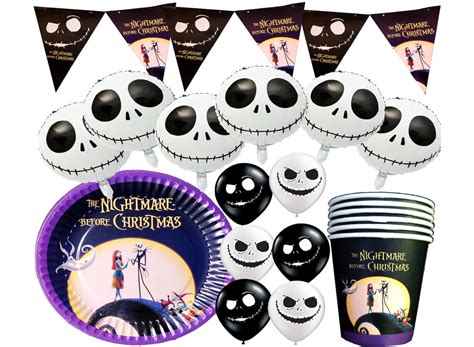 Jack Skellington Birthday theme favor party supplies | Etsy