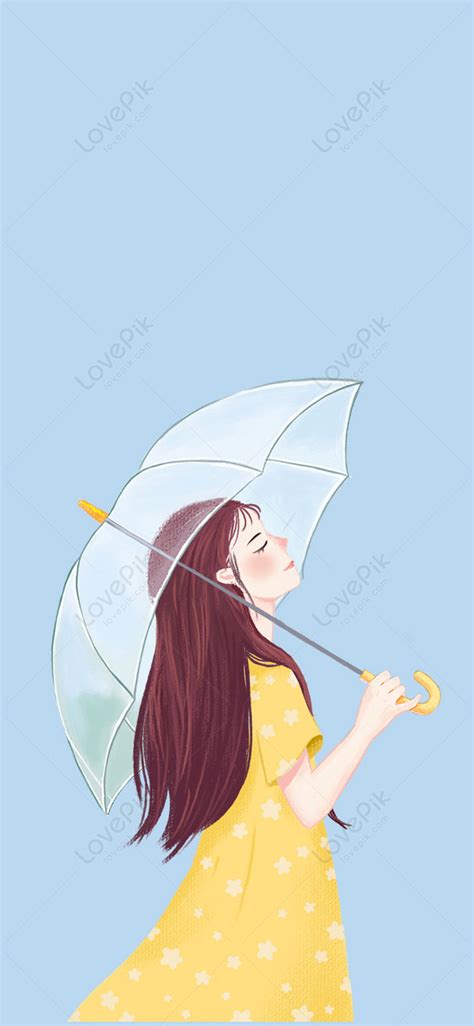 Cartoon Girl Mobile Phone Wallpaper Images Free Download on Lovepik | 400533778