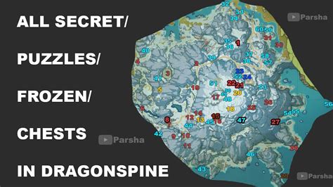 All secret/ hidden /puzzle chests in Dragonspine (Genshin Impact) - YouTube