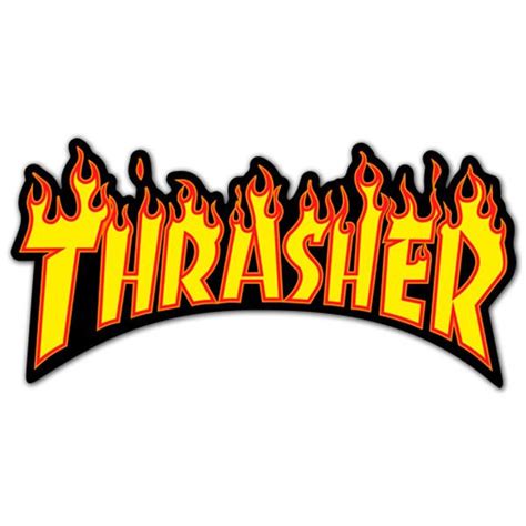 Thrasher Logo flamboyant | WebStickersMuraux.com