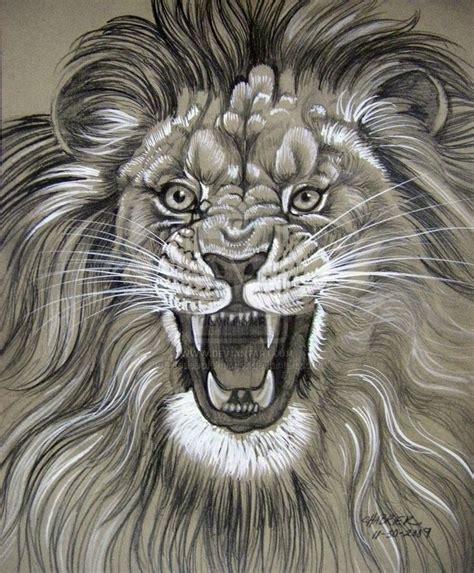 Sooper Angry Lion by HouseofChabrier on DeviantArt | Lion art, Lion ...