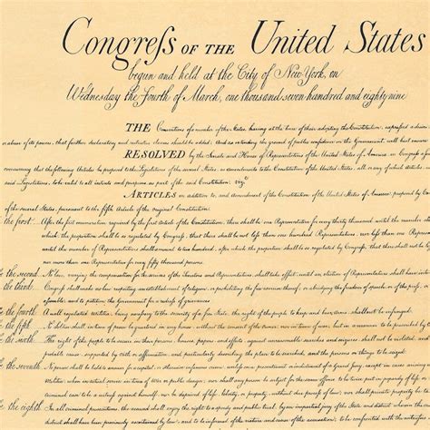 Original Bill of Rights Replica - 14" x 16" Parchment Poster – store.ushistory.org