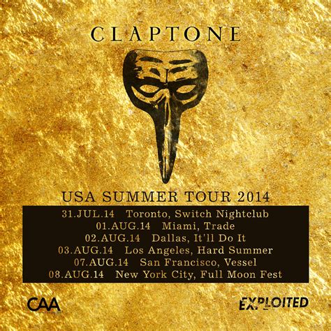 CLAPTONE USA TOUR | Exploited Rec | Exploited