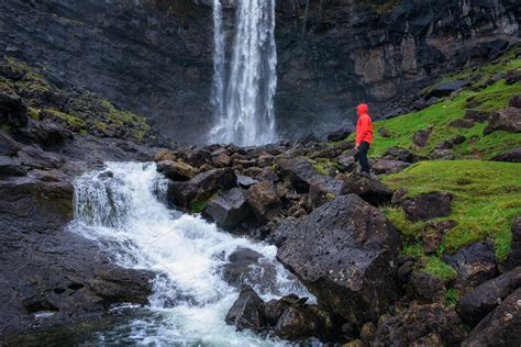 Tourist at the fossa waterfall on stock photo containing fossa and ...