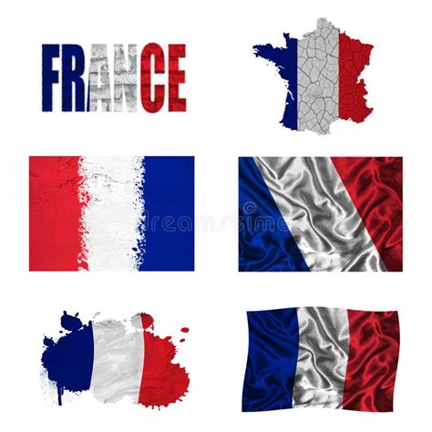 French flag collage stock illustration. Illustration of european - 27764635