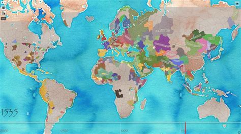 Chronas, el mapa interactivo de las fronteras mundiales desde el año 1 hasta la actualidad