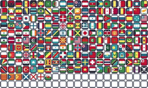 Small pixel-art icons of every national flag : r/vexillology