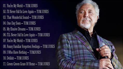 Tom Jones Greatest Hits Full Album | Best Of Tom Jones Songs - YouTube