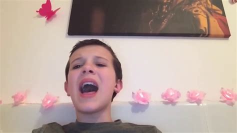 Millie Bobby Brown Singing - YouTube