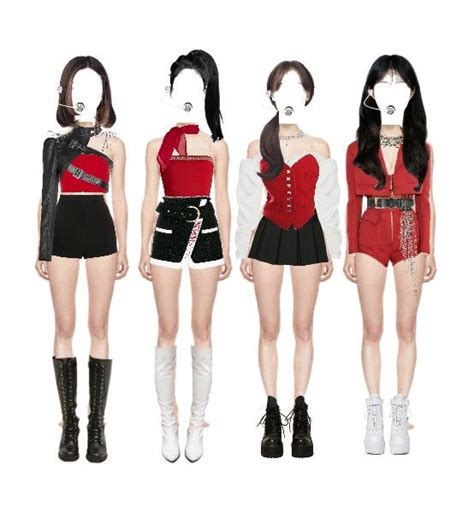 4 member girl group Kpop Outfit | Kpop outfits, Kpop fashion outfits ...