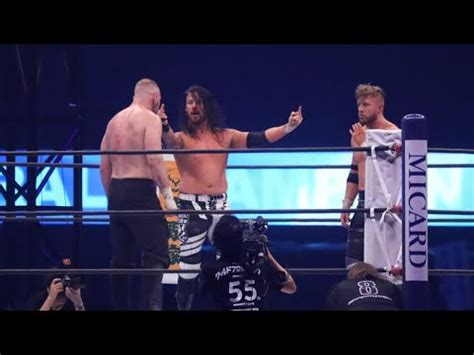 Will Ospreay vs Jon Moxley vs David Finlay Global Championship NJPW ...