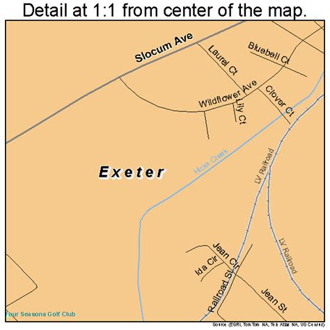 Exeter Pennsylvania Street Map 4224392