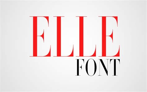 Elle Magazine Font Free Download - Letroot | We trust creativity