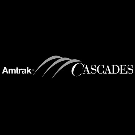 Amtrak Cascades Logo Black and White – Brands Logos