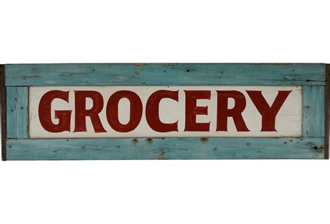 Grocery Store Sign